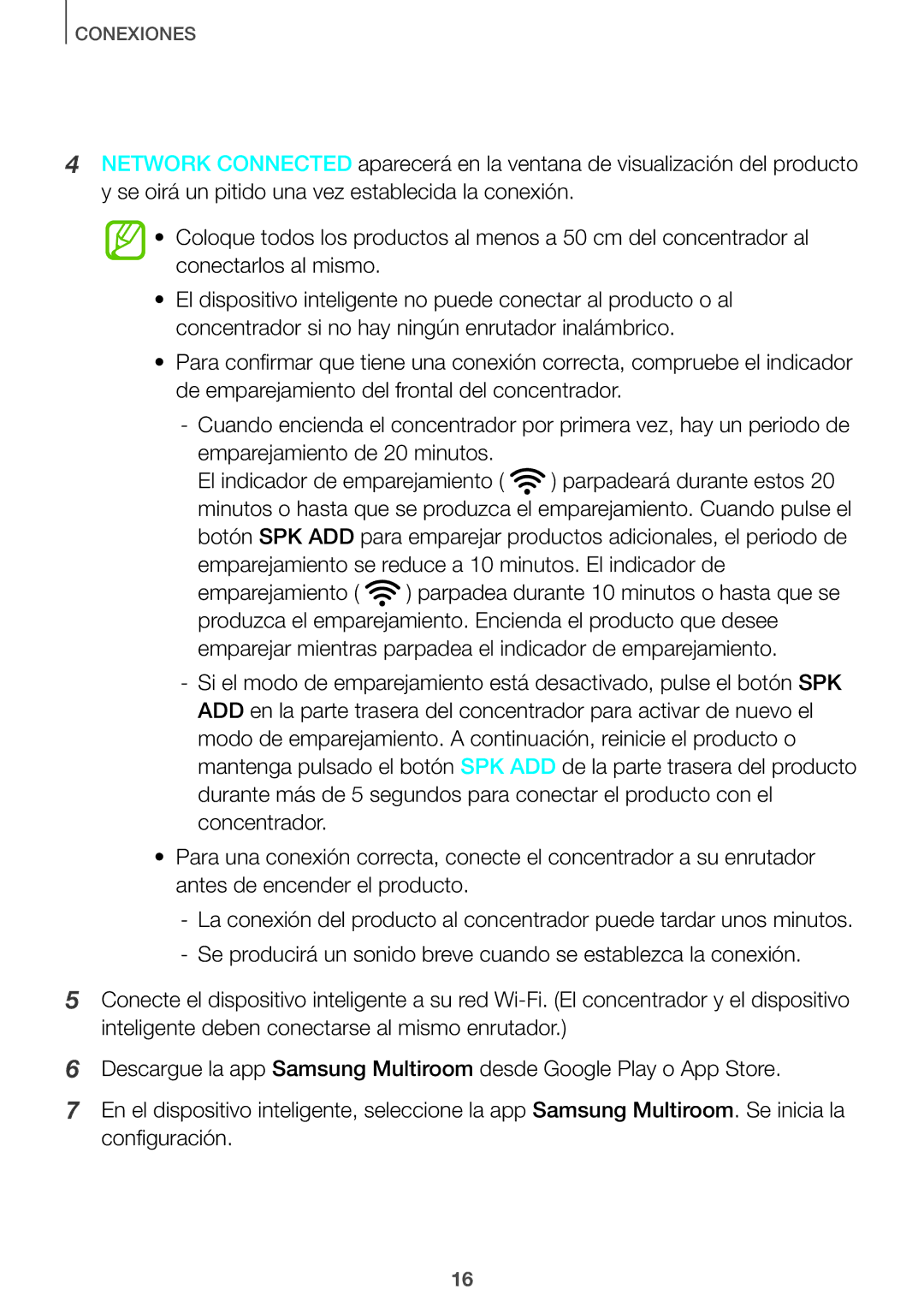 Samsung HW-J651/ZF manual Conexiones 