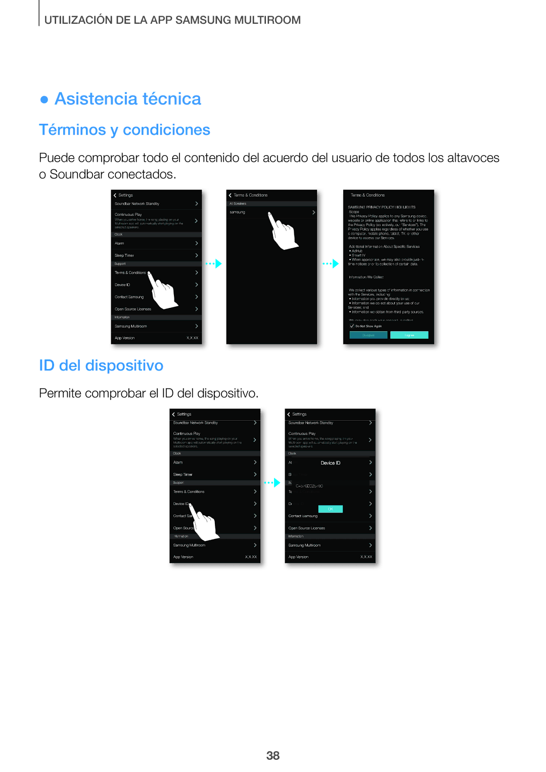 Samsung HW-J651/ZF manual Asistencia técnica, Términos y condiciones 