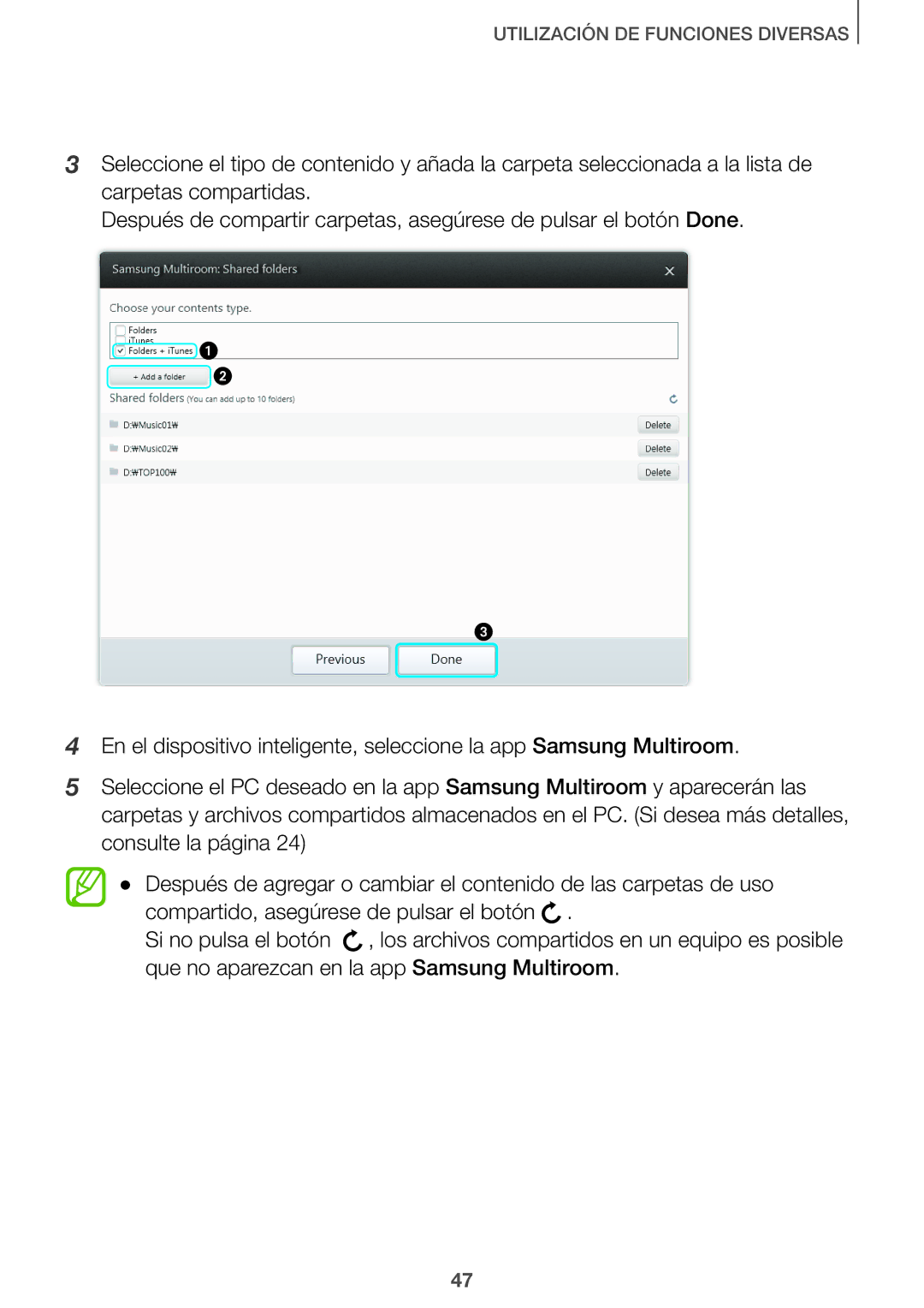 Samsung HW-J651/ZF manual Utilización DE Funciones Diversas 