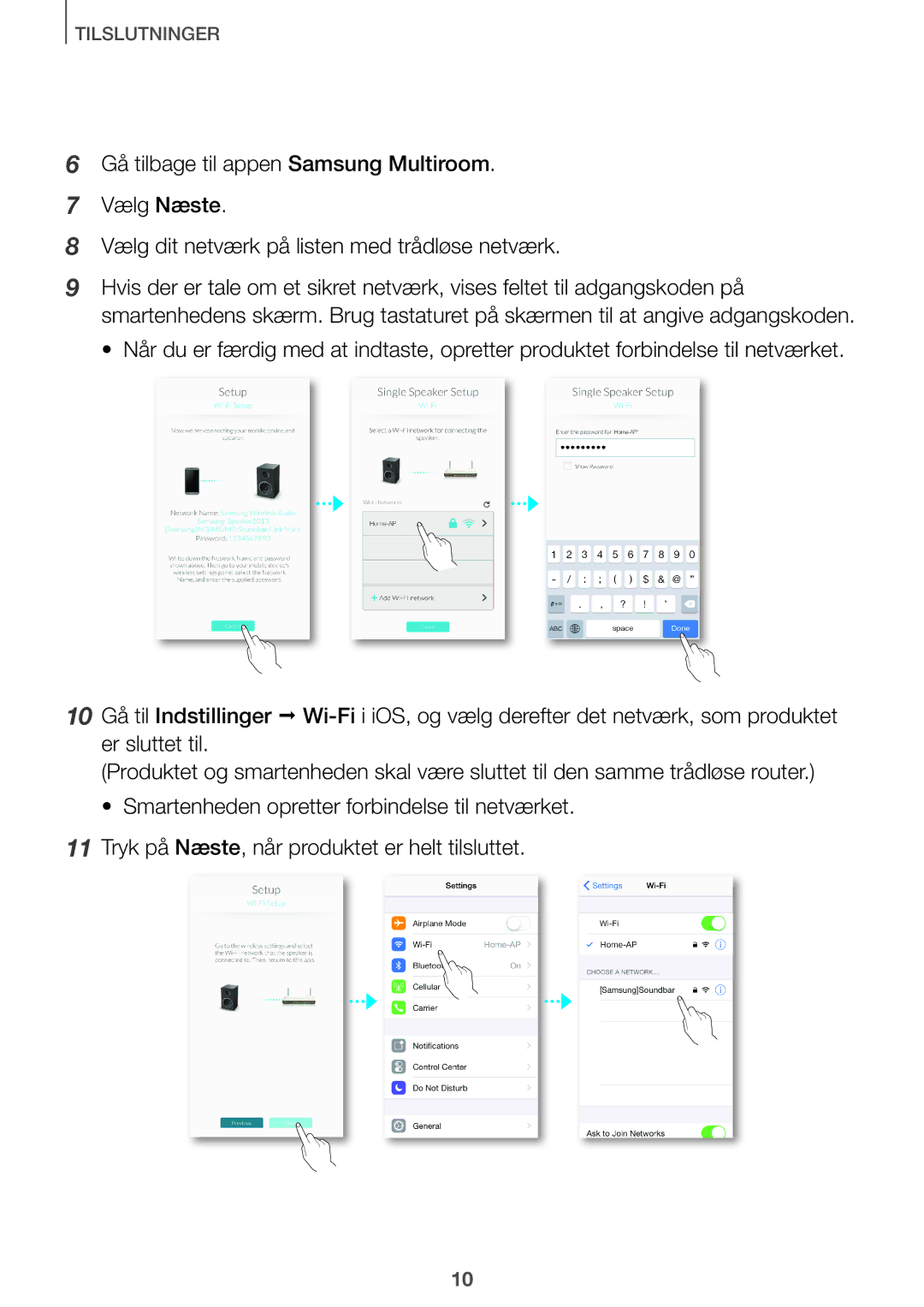 Samsung HW-J661/XE, HW-J660/XE manual Tilslutninger 