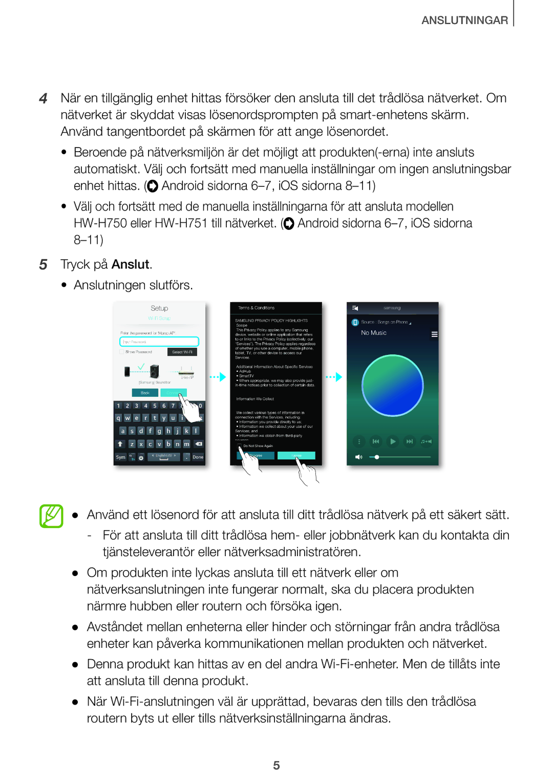 Samsung HW-J660/XE, HW-J661/XE manual Anslutningar 