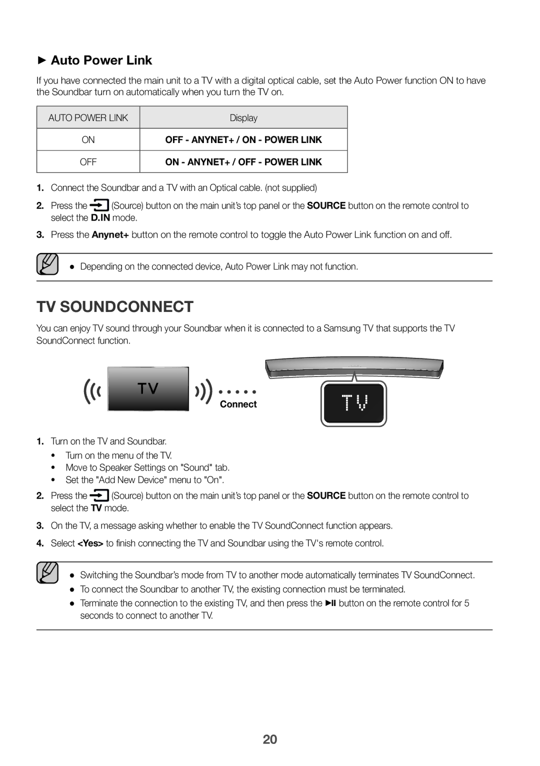 Samsung HW-J7501/EN manual TV Soundconnect, ++Auto Power Link, Display, Connect 