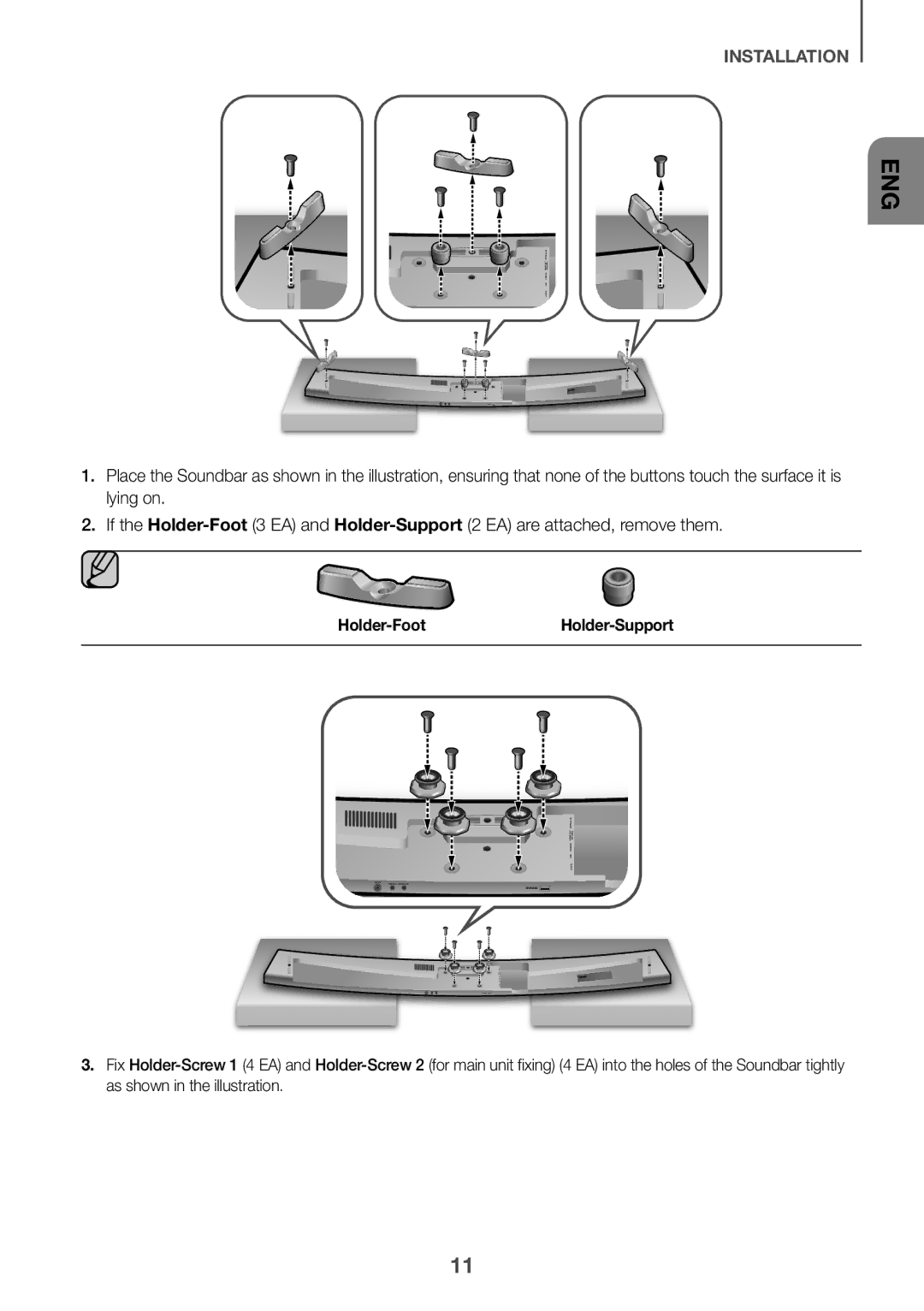 Samsung HW-J7501R/SQ manual Holder-FootHolder-Support 