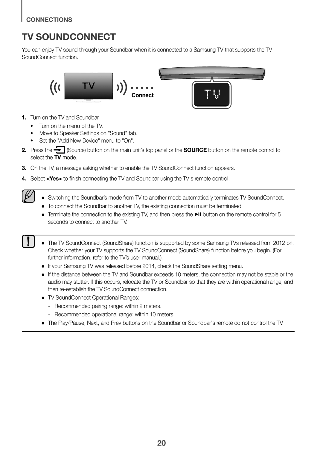 Samsung HW-J7501/SQ manual TV Soundconnect, Connect 