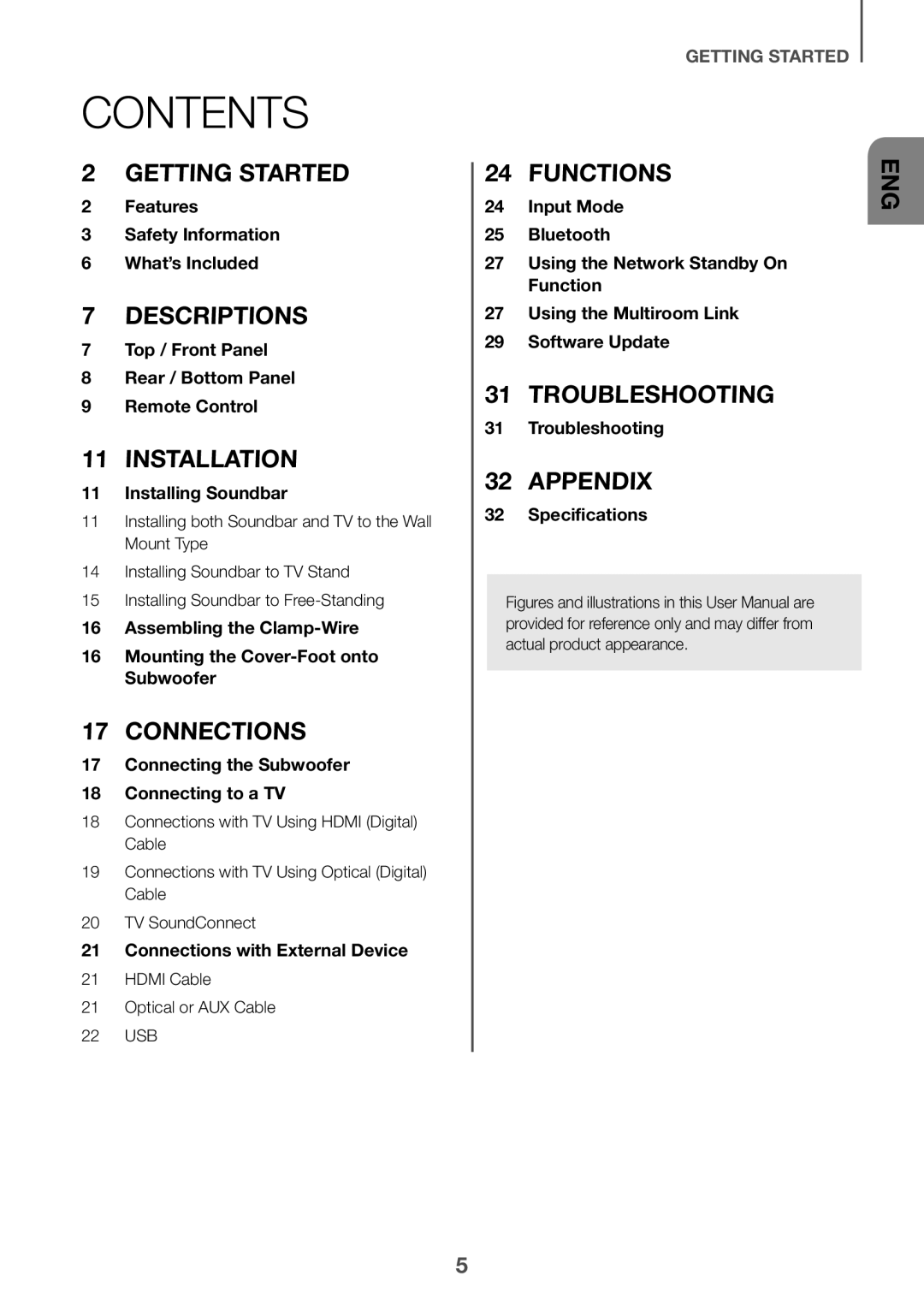 Samsung HW-J7501/UM manual Contents 