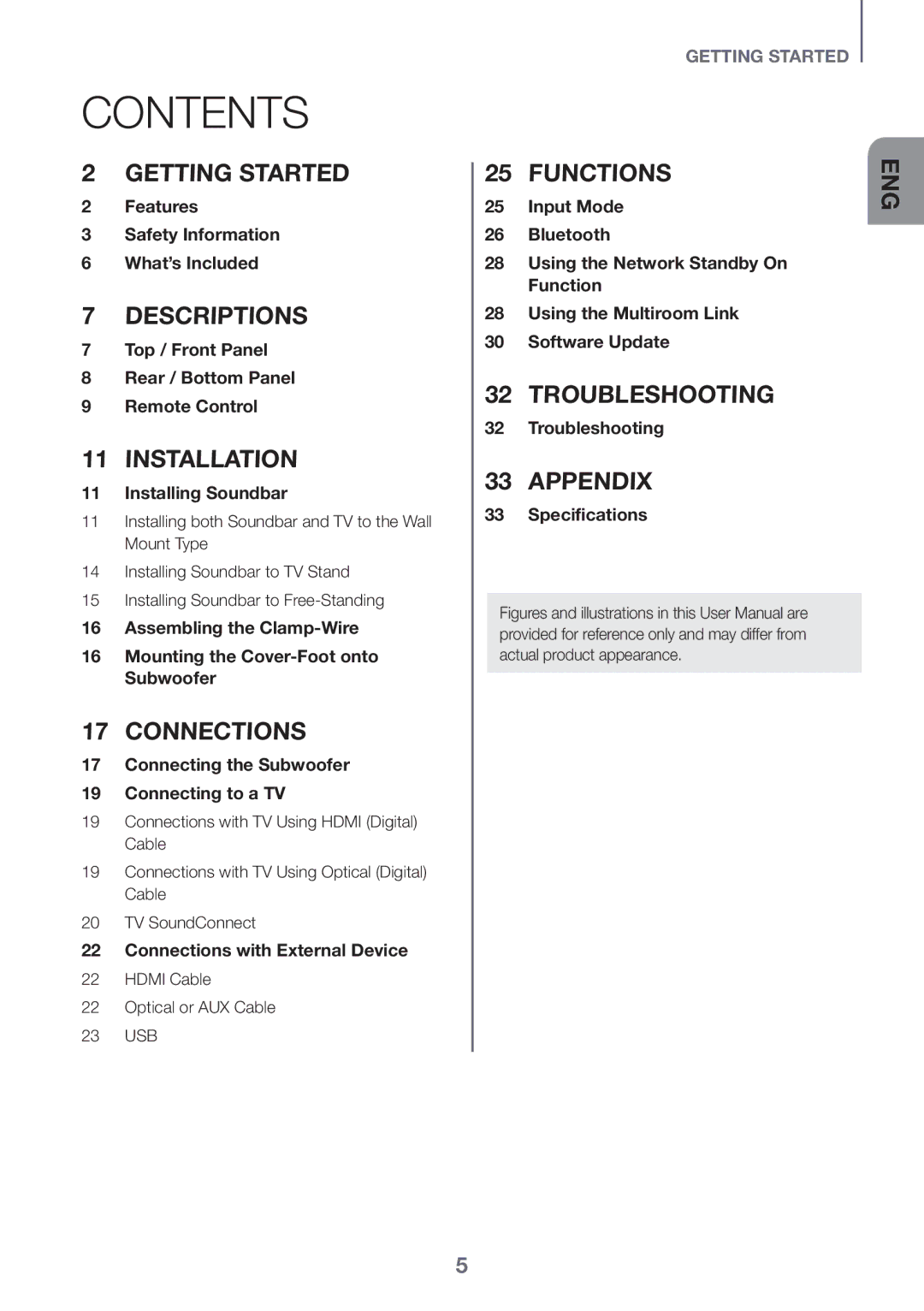 Samsung HW-J7501/XV manual Contents 