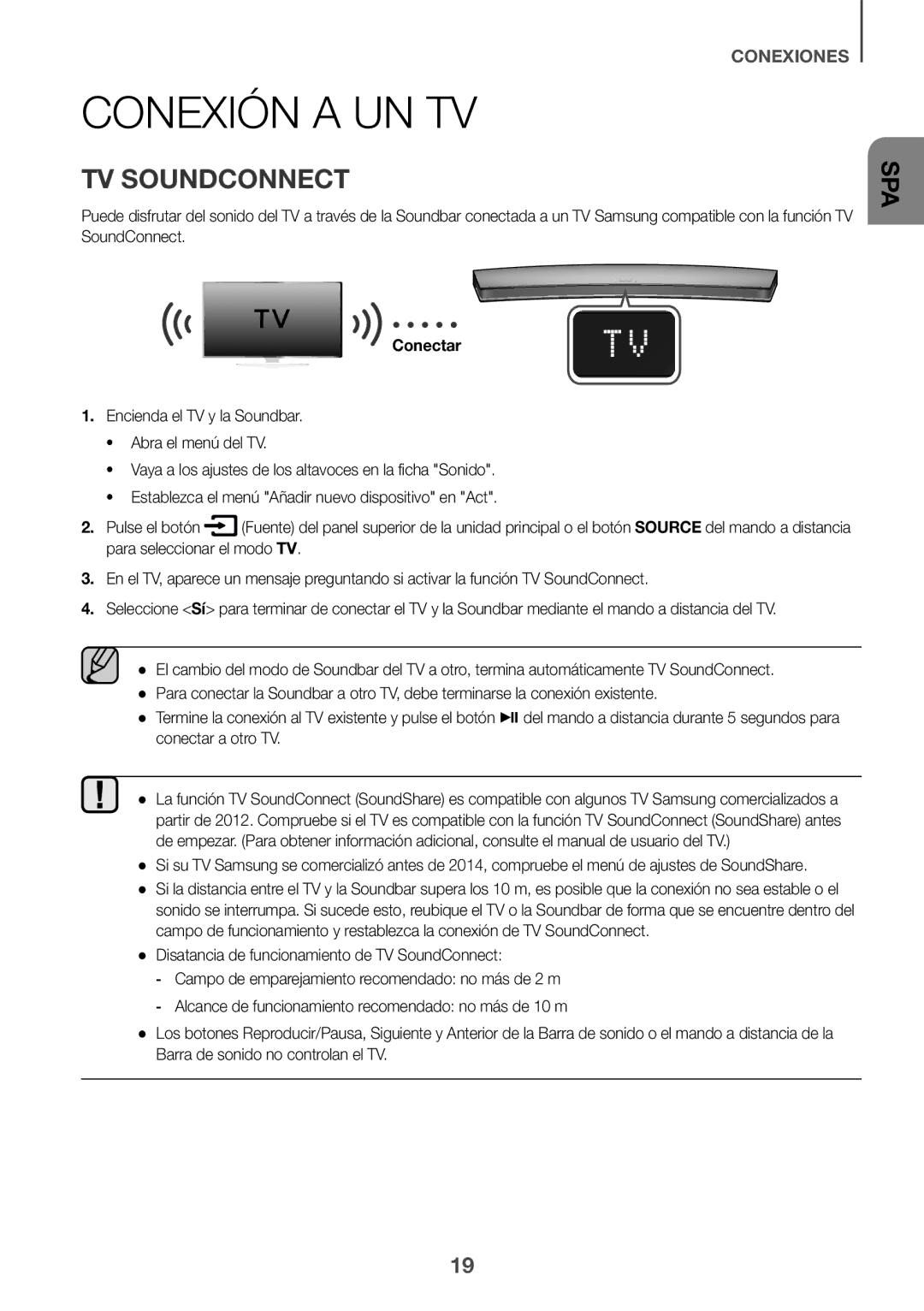 Samsung HW-J7500/ZF, HW-J7501/ZF manual Conexión a UN TV, Conectar 