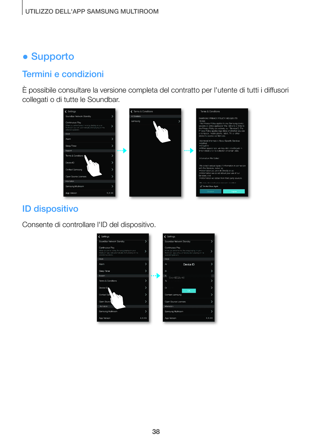 Samsung HW-J7501/ZF manual Supporto, Termini e condizioni 