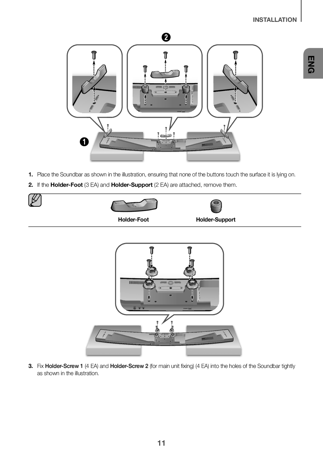 Samsung HW-J8501R/XV manual Holder-FootHolder-Support 