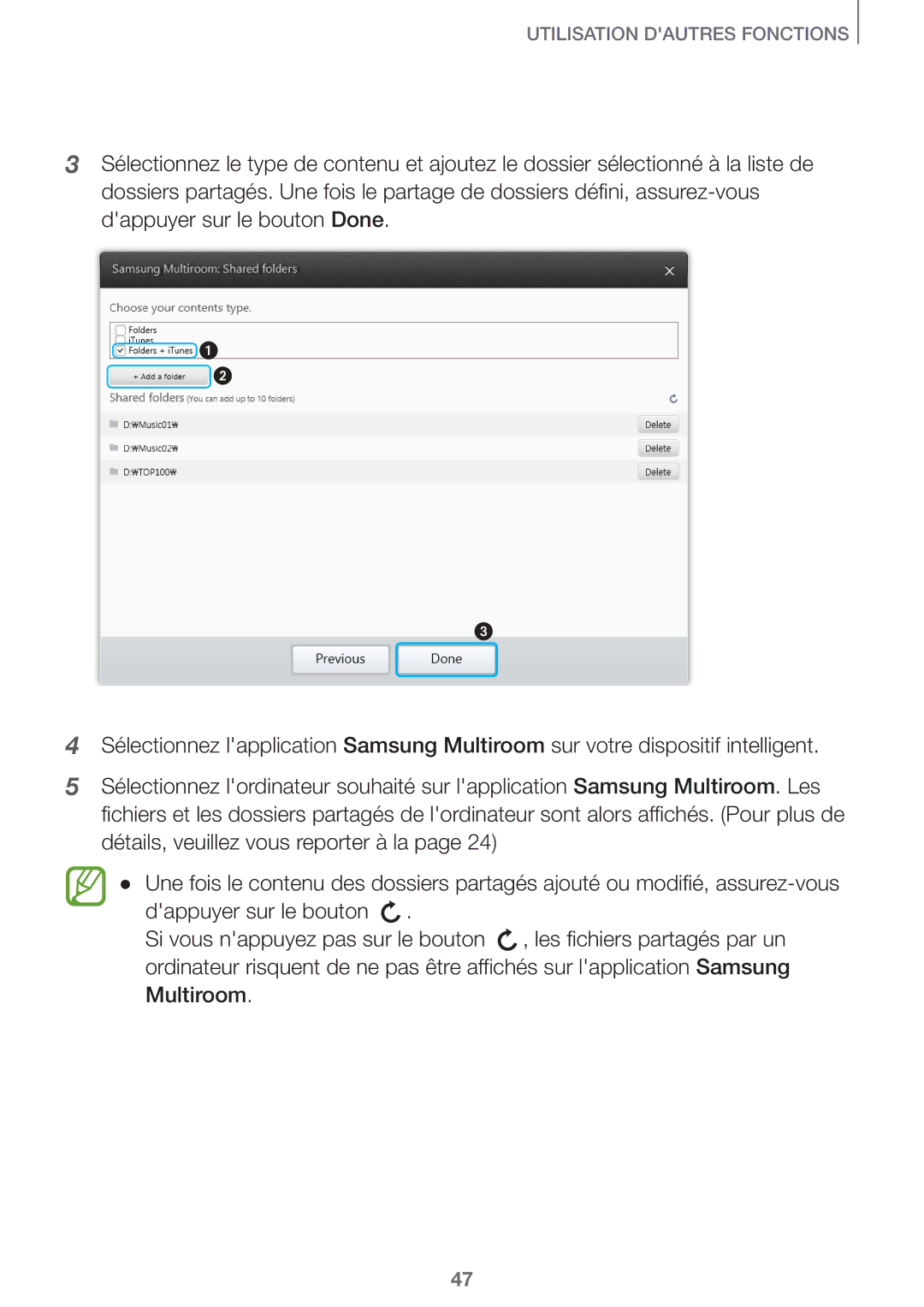 Samsung HW-J7501/ZF, HW-J8501/ZF manual Utilisation Dautres Fonctions 