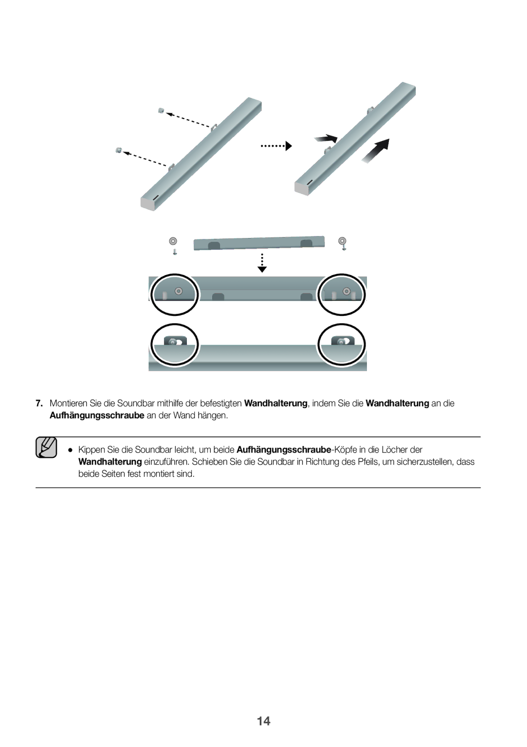 Samsung HW-K335/ZG, HW-K335/EN manual Montage 