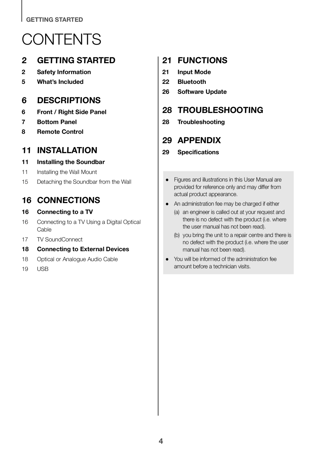 Samsung HW-K335/ZG, HW-K335/EN manual Contents 