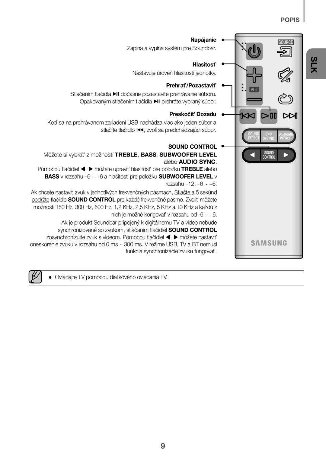 Samsung HW-K335/ZG, HW-K335/EN manual Napájanie, Hlasitosť 