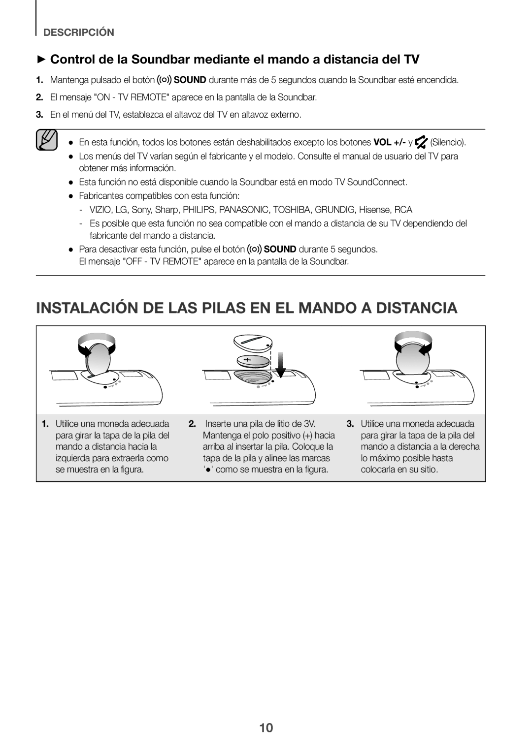 Samsung HW-K335/ZG, HW-K335/ZF manual Instalación DE LAS Pilas EN EL Mando a Distancia, Silencio, Obtener más información 