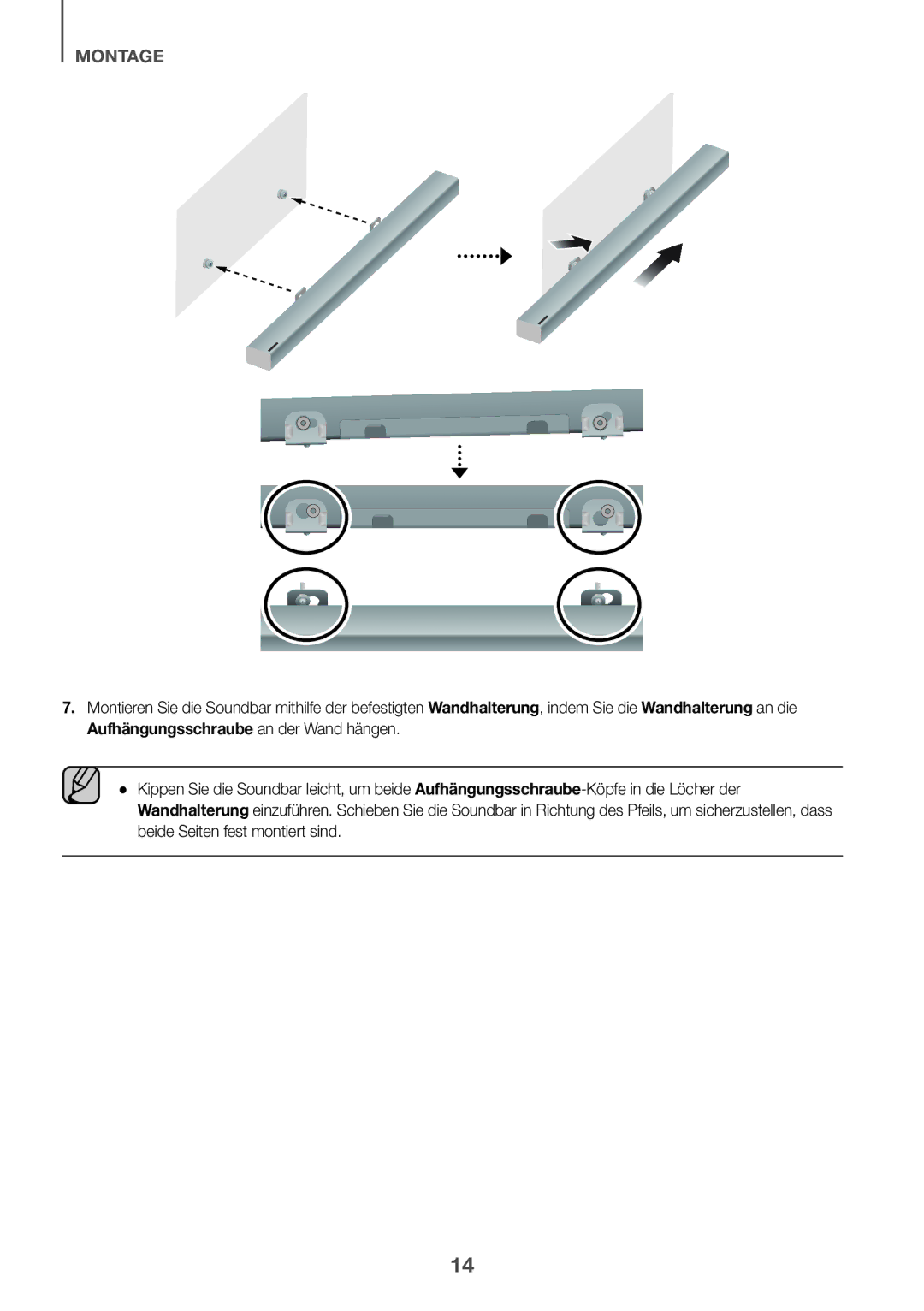 Samsung HW-K335/ZG manual Montage 