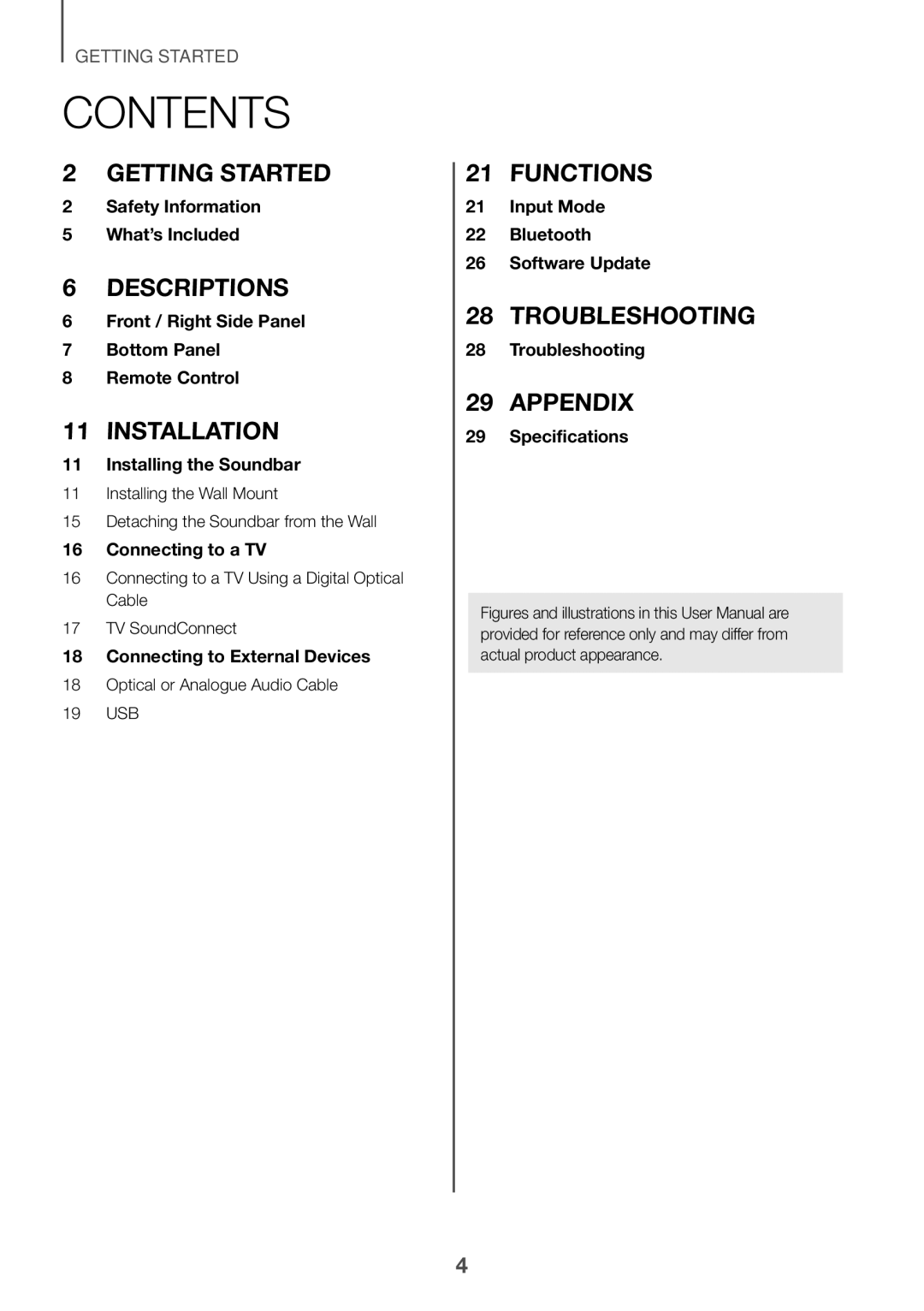 Samsung HW-K350/XV manual Contents 