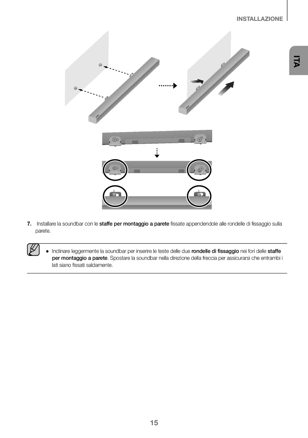 Samsung HW-K360/EN, HW-K360/ZF, HW-K360/XN manual Ita 