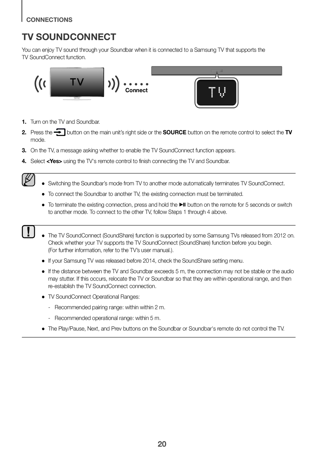 Samsung HW-K360/SQ manual TV Soundconnect, Connect 