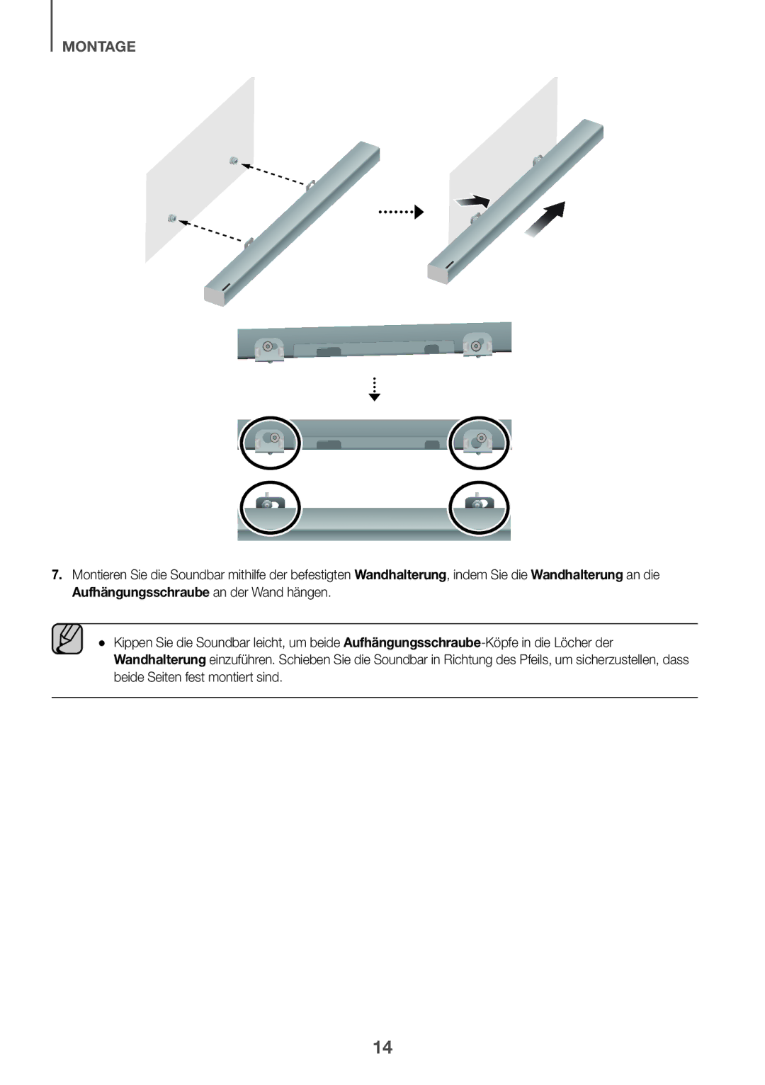 Samsung HW-K430/XN, HW-K430/EN manual Montage 