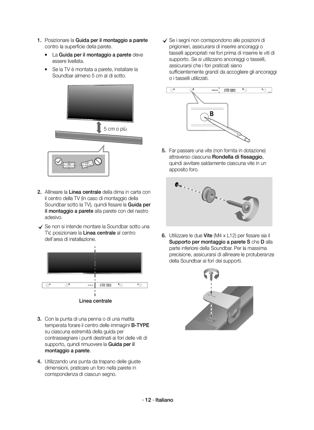 Samsung HW-K430/ZF manual · 12 · Italiano 