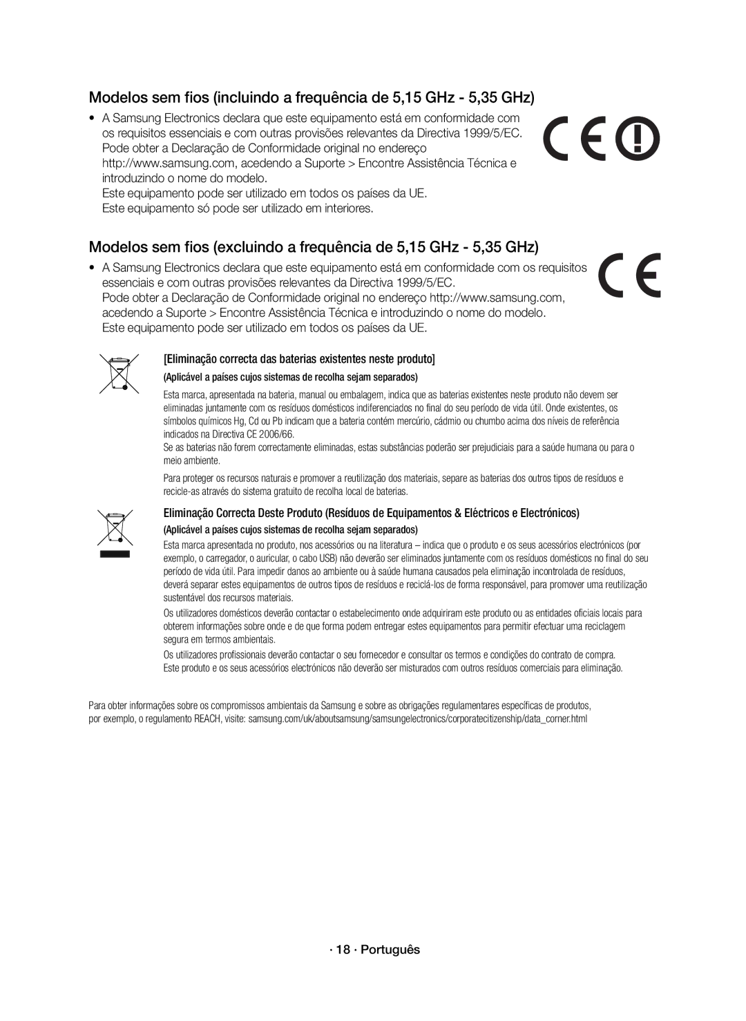 Samsung HW-K430/ZF manual · 18 · Português 