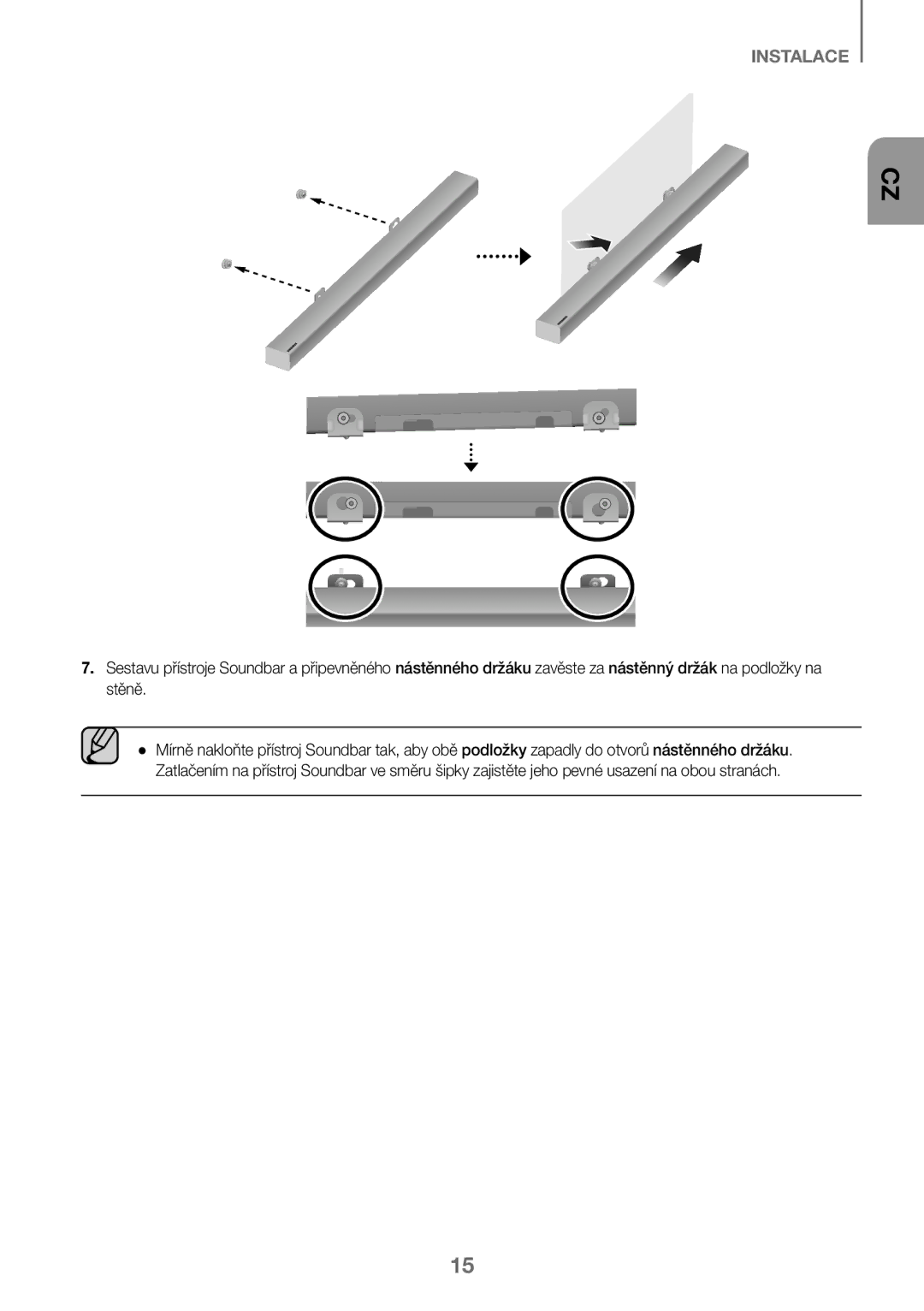 Samsung HW-J450/ZF, HW-K450/EN, HW-J450/EN, HW-K450/ZF manual Instalace 