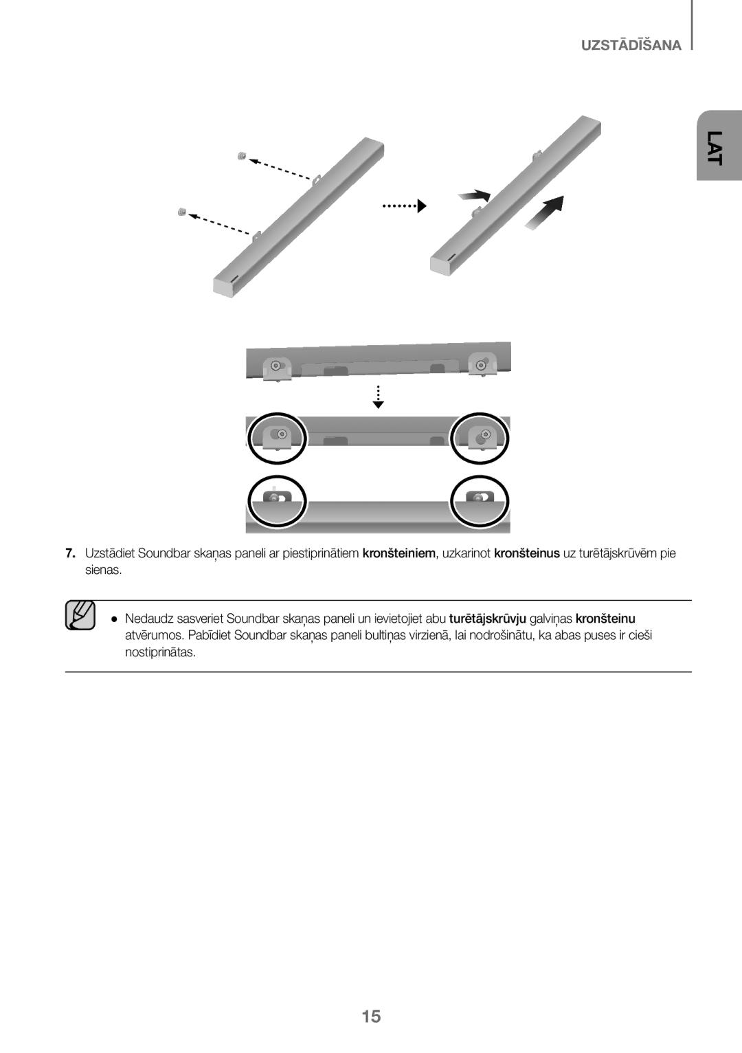 Samsung HW-J450/EN, HW-K450/EN, HW-J450/ZF, HW-K450/ZF manual Lat 