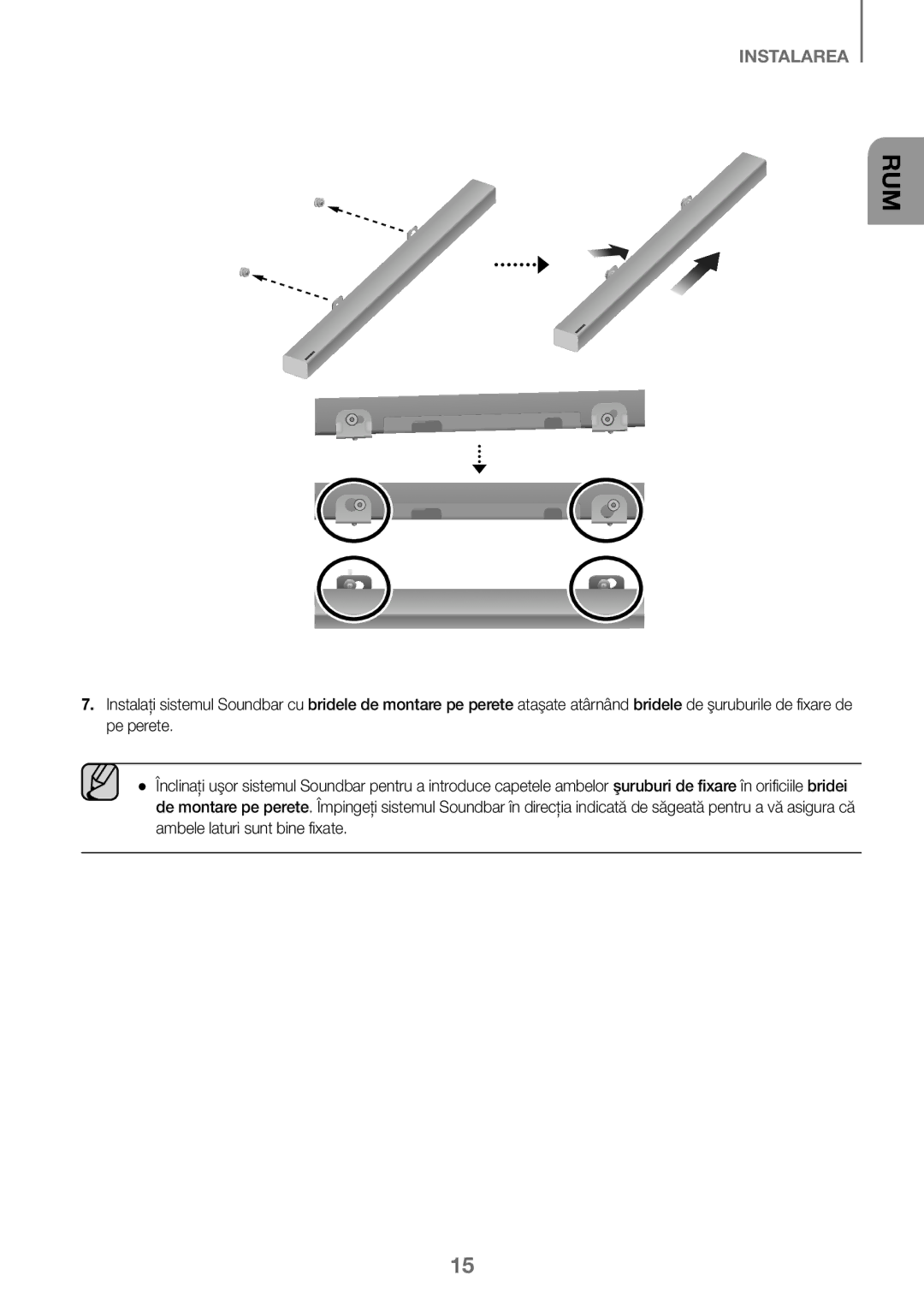 Samsung HW-K450/EN, HW-J450/EN, HW-J450/ZF, HW-K450/ZF manual Rum 