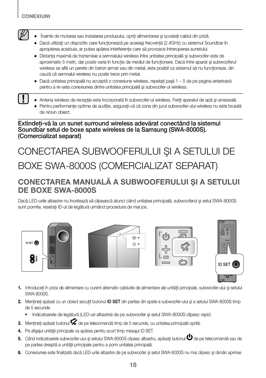 Samsung HW-K450/ZF, HW-K450/EN, HW-J450/EN, HW-J450/ZF manual De niciun obiect 