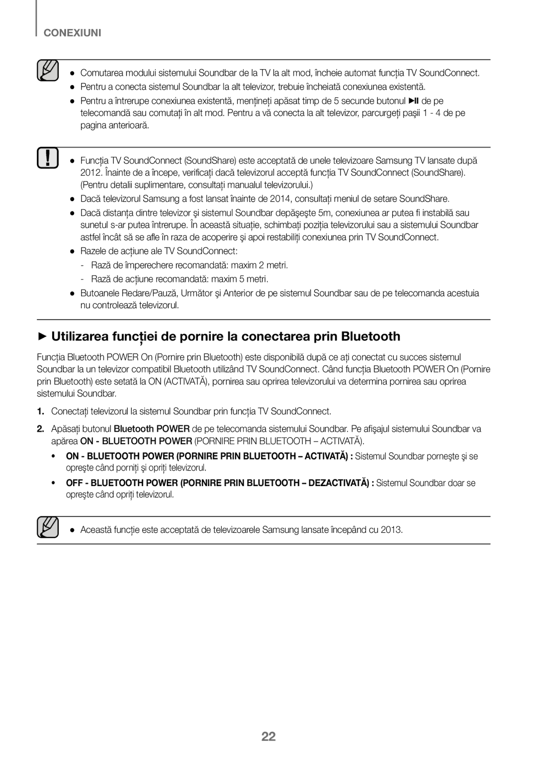 Samsung HW-K450/ZF, HW-K450/EN, HW-J450/EN, HW-J450/ZF manual Conexiuni 