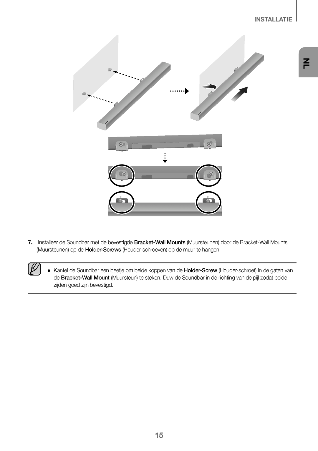 Samsung HW-K450/EN, HW-J450/EN, HW-J450/ZF, HW-K450/ZF manual Installatie 