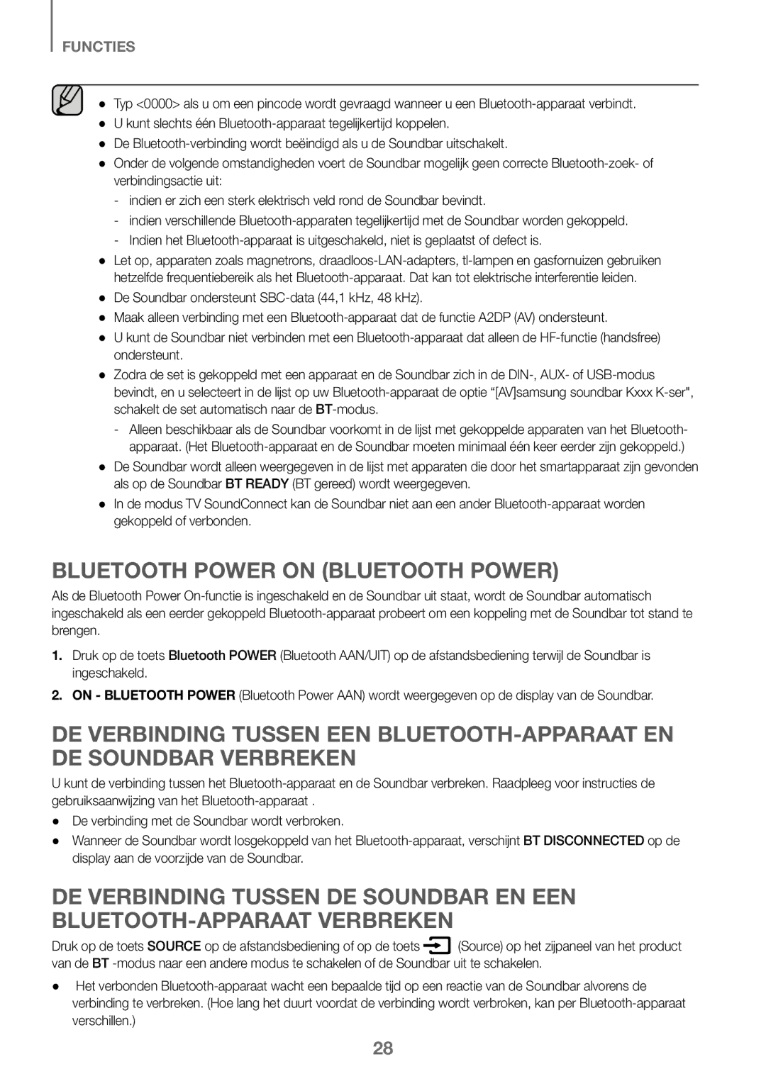 Samsung HW-J450/EN, HW-K450/EN, HW-J450/ZF, HW-K450/ZF manual Bluetooth Power on Bluetooth Power 