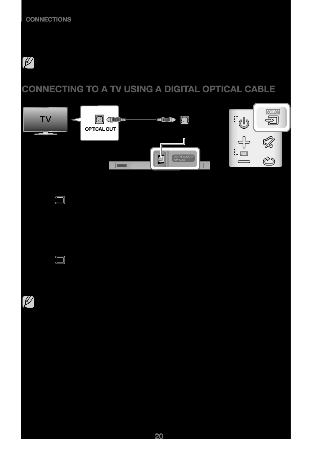 Samsung HW-K450/EN, HW-J450/EN manual Connecting To A Tv Using A Digital Optical Cable, ++Auto Power Link, Connections 