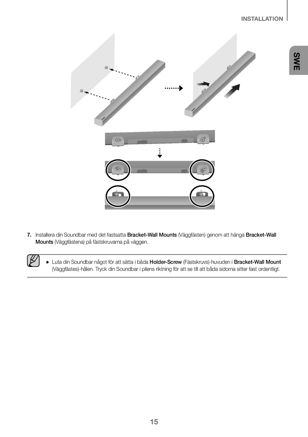 Samsung HW-K460/XE manual Swe 