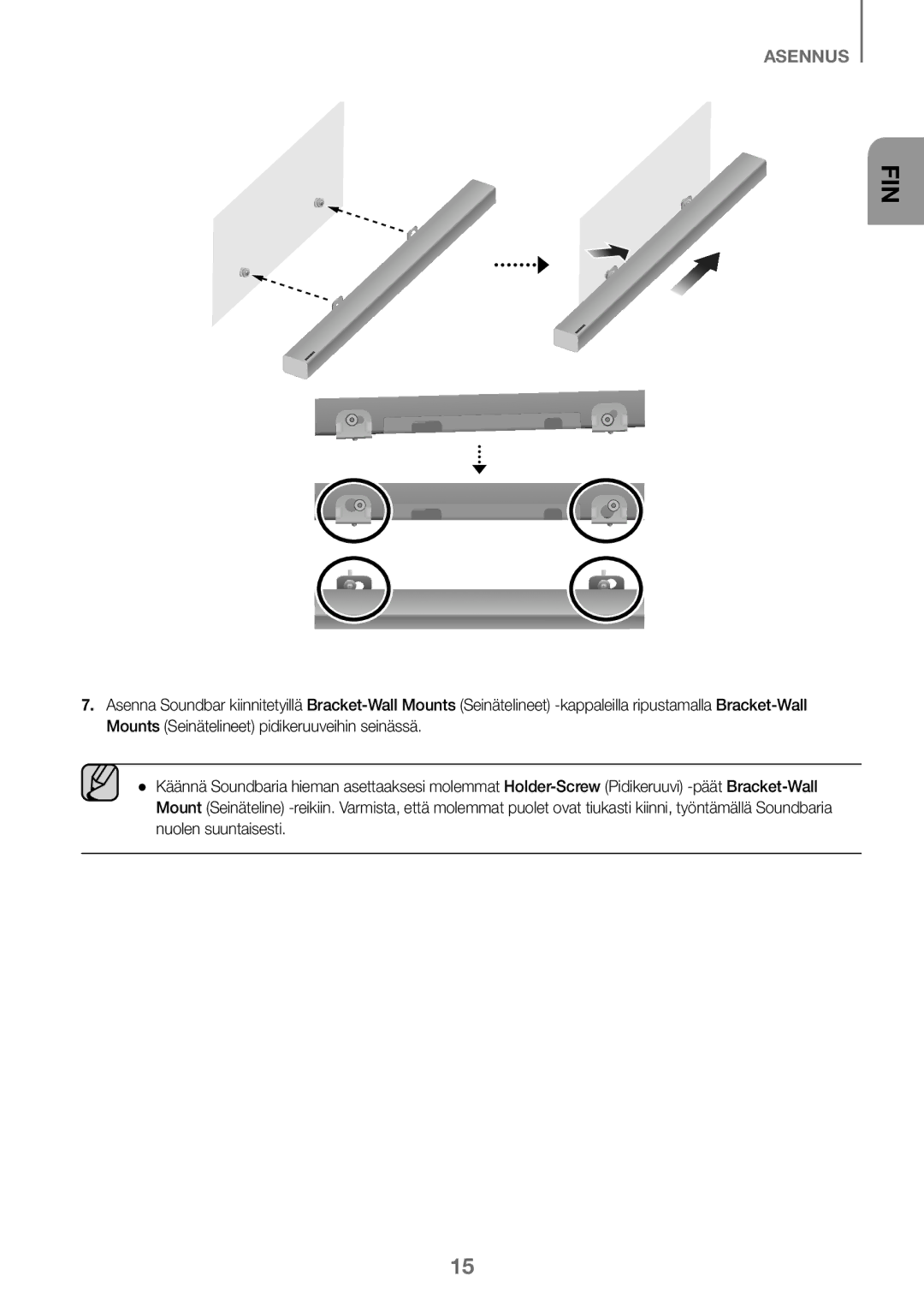 Samsung HW-K460/XE manual Fin 