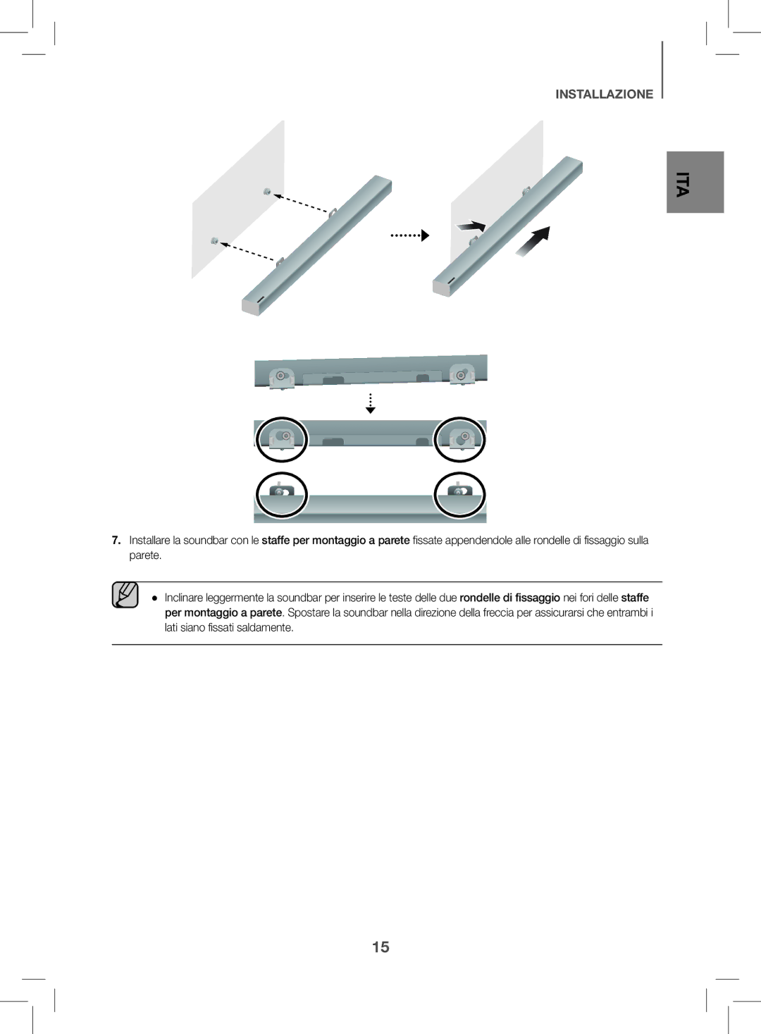 Samsung HW-K470/EN manual Ita 