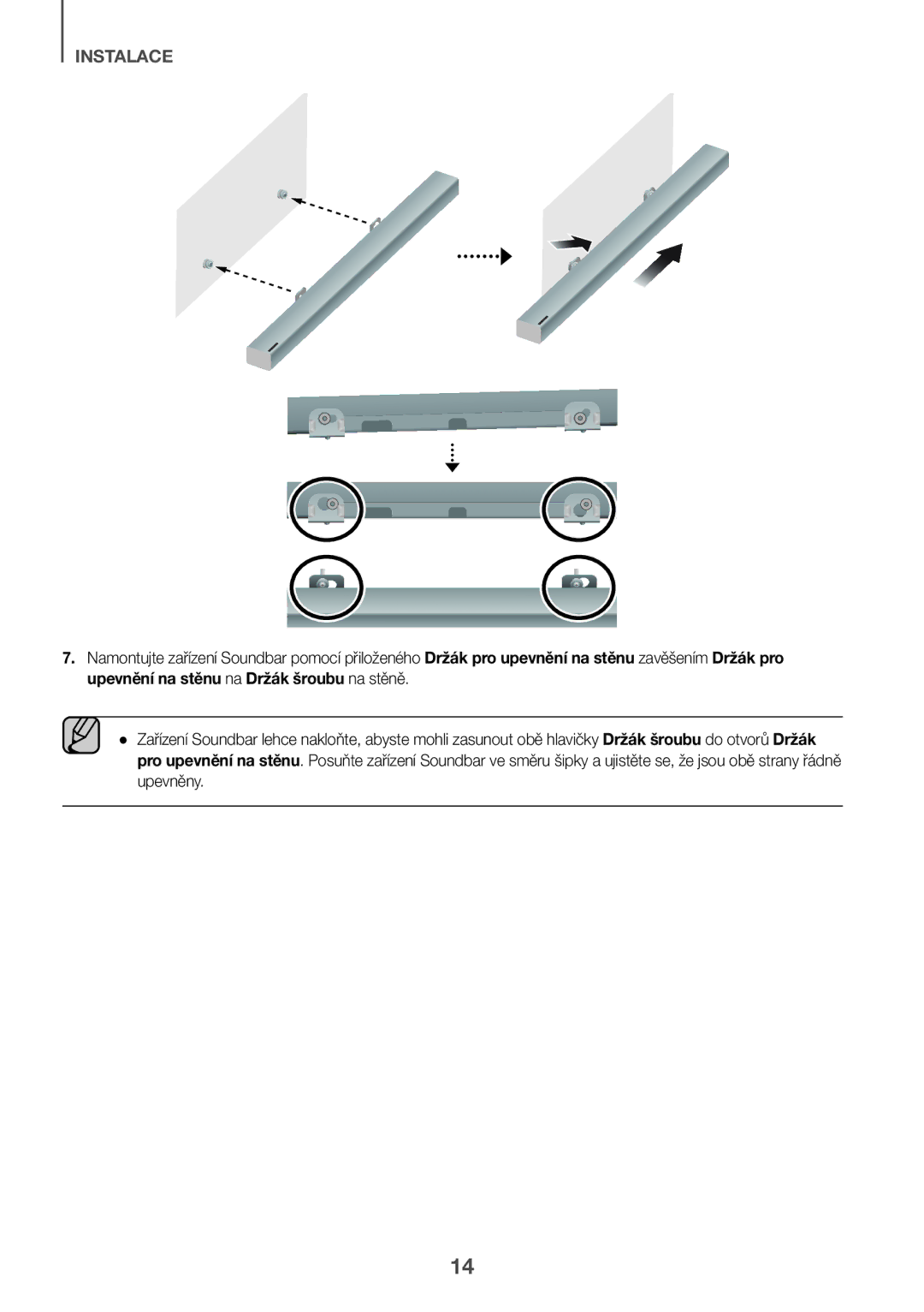 Samsung HW-K551/ZF, HW-K551/EN, HW-K550/EN, HW-K550/ZF, HW-K561/XE, HW-K560/XE manual Instalace 