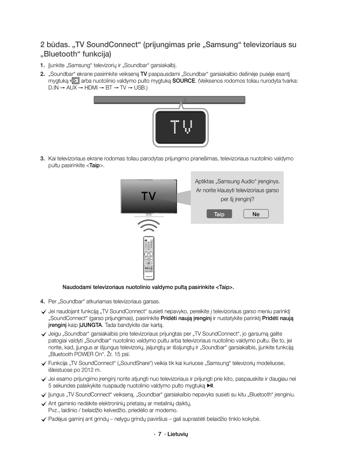 Samsung HW-K551/EN, HW-K550/EN manual TaipNe 