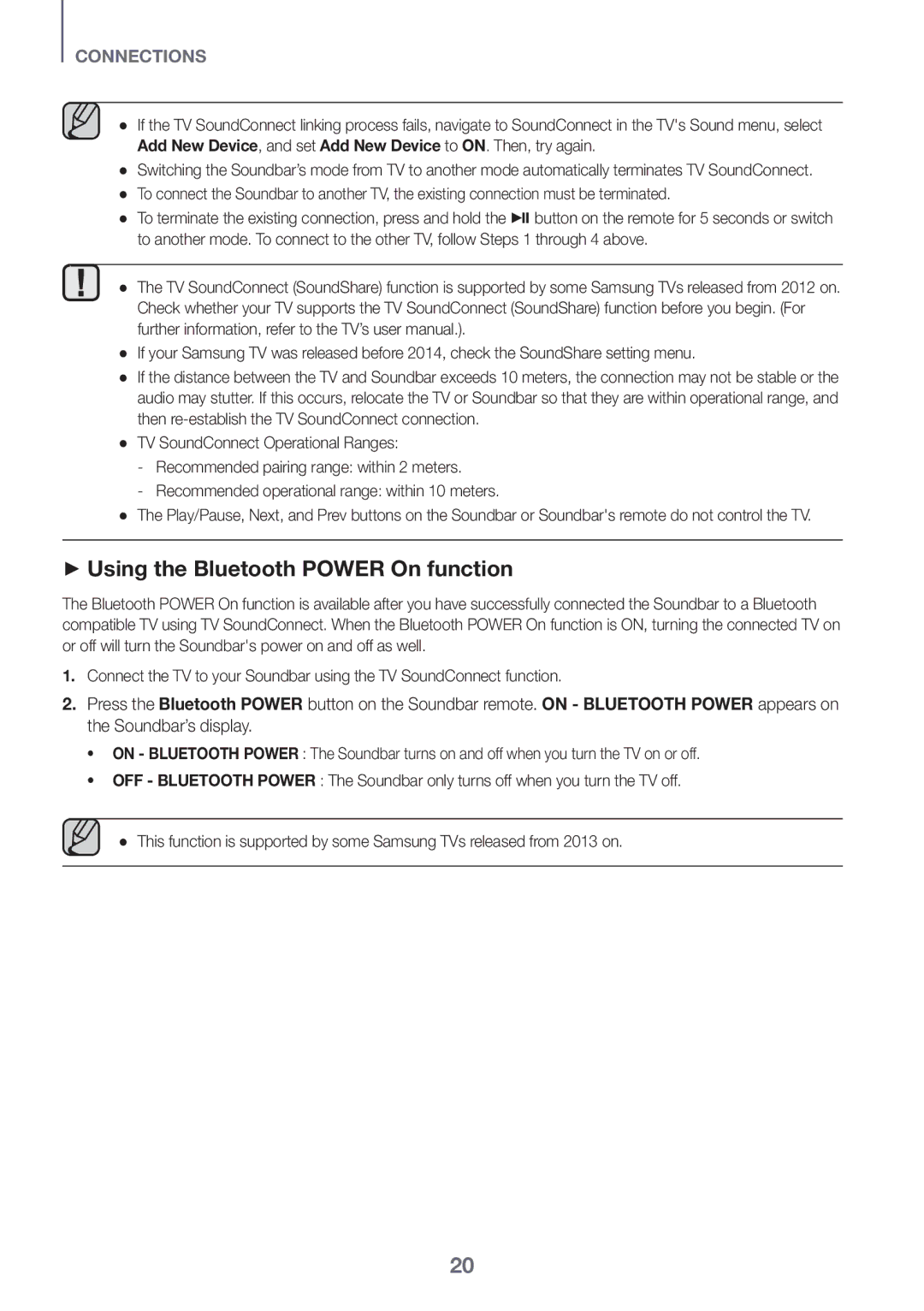 Samsung HW-K660/XE, HW-K651/EN, HW-K650/EN, HW-K651/ZF, HW-K650/ZF, HW-K661/XE manual ++Using the Bluetooth Power On function 