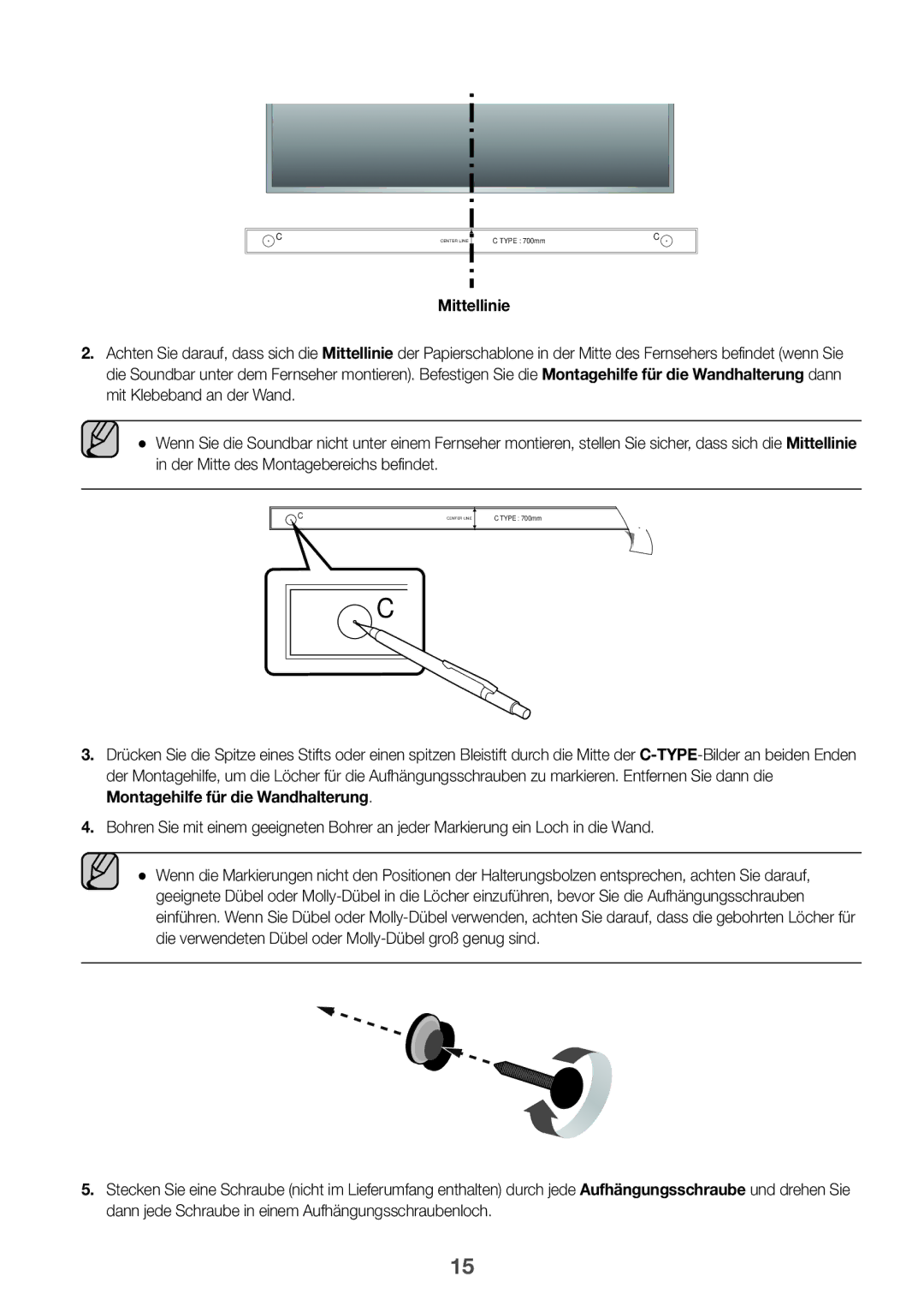 Samsung HW-K850/EN, HW-K850/XN manual Type 700mm 