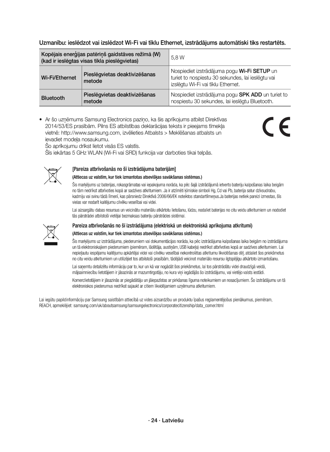 Samsung HW-K850/EN manual · 24 · Latviešu 