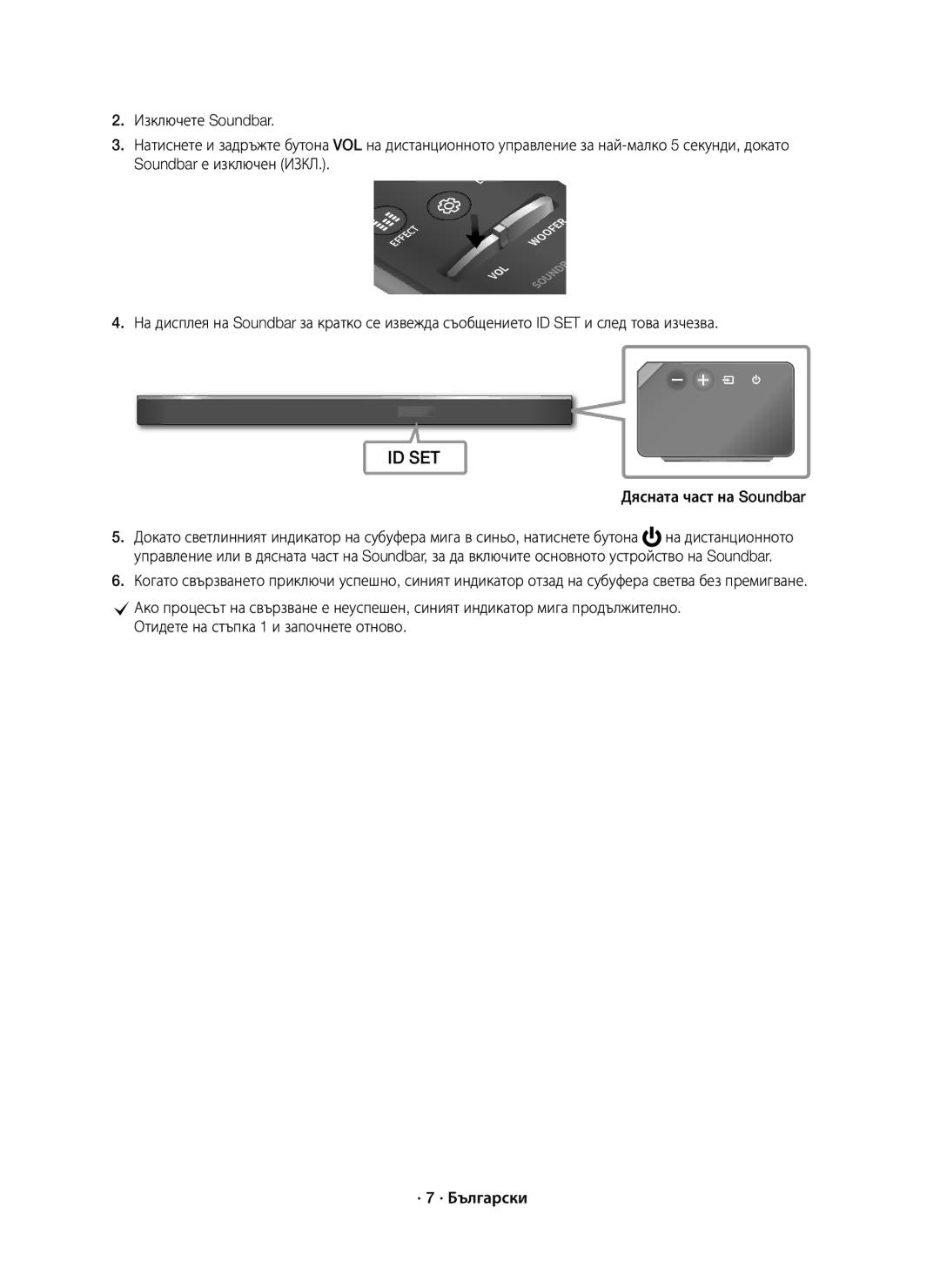 Samsung HW-K850/EN manual Дясната част на Soundbar 