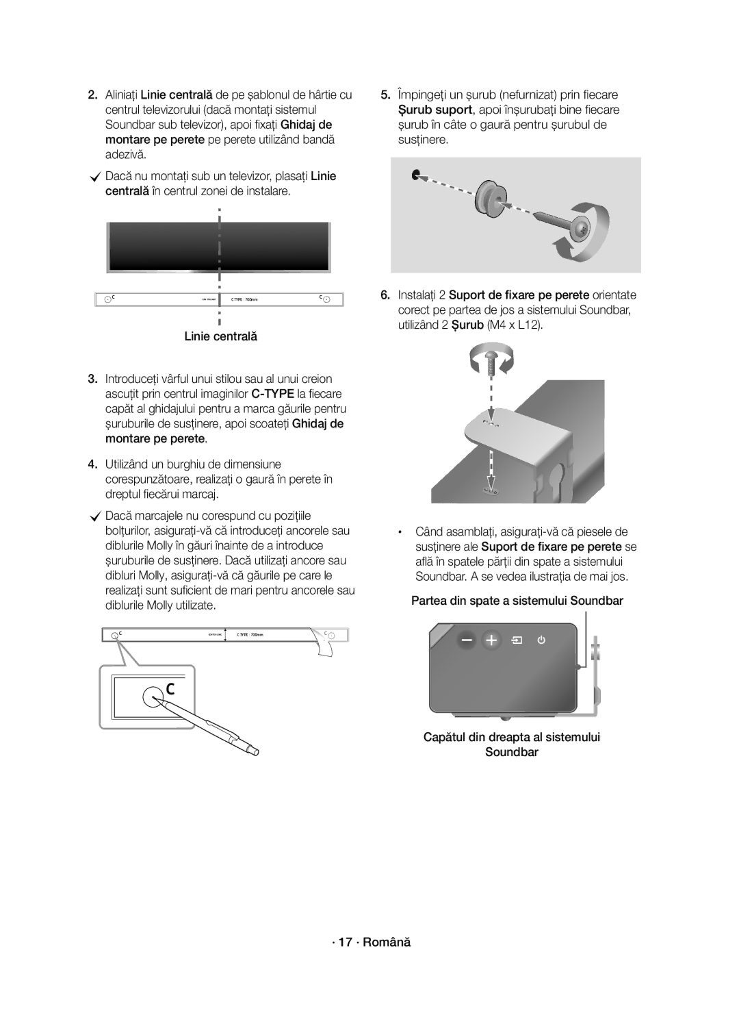 Samsung HW-K850/EN manual Linie centrală 