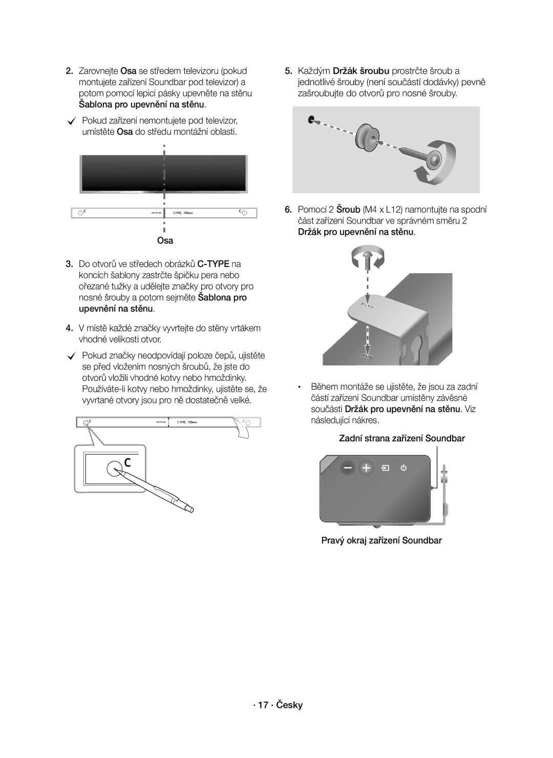 Samsung HW-K850/EN manual Type 700mm 