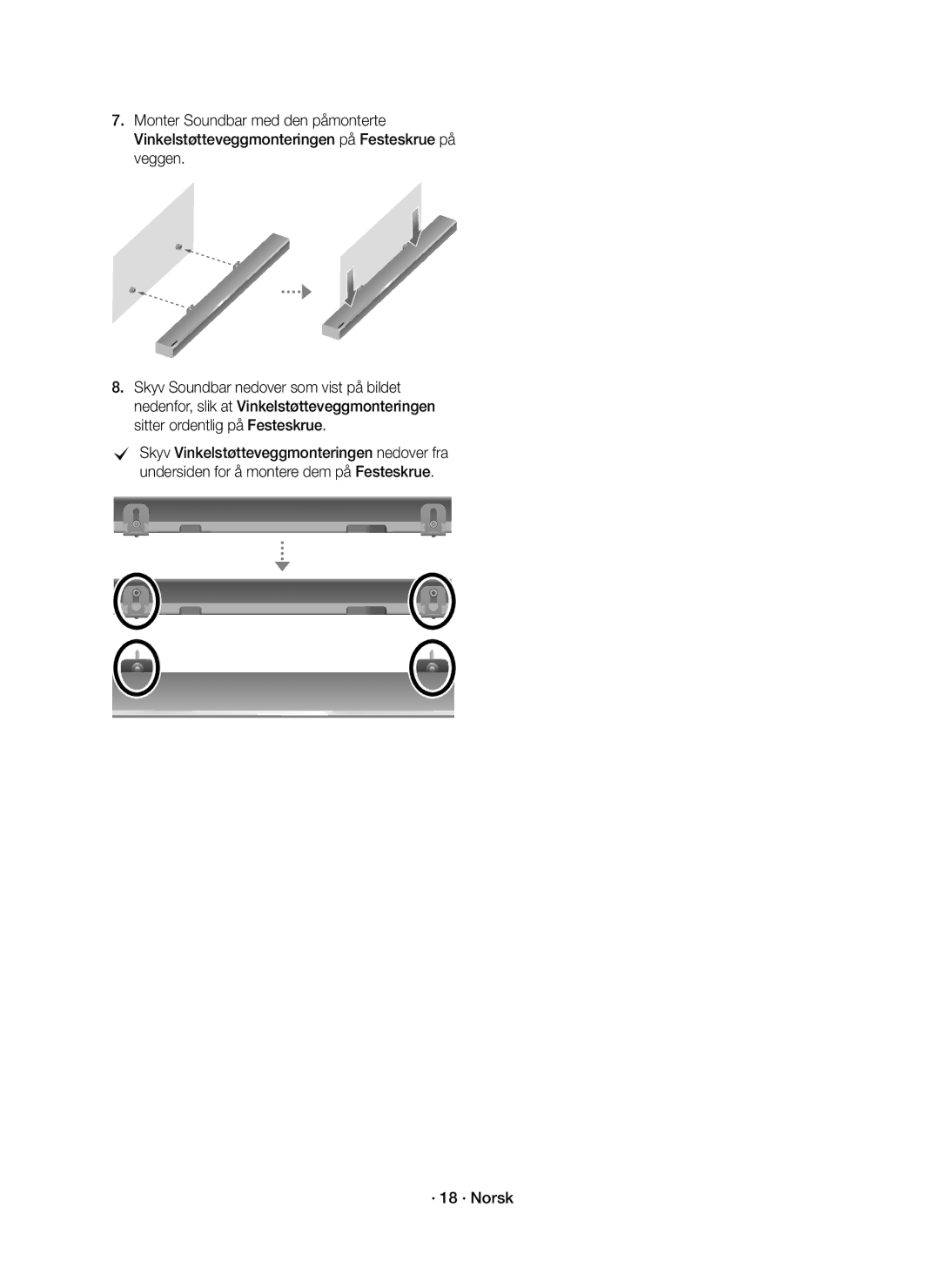 Samsung HW-K860/XE manual · 18 · Norsk 