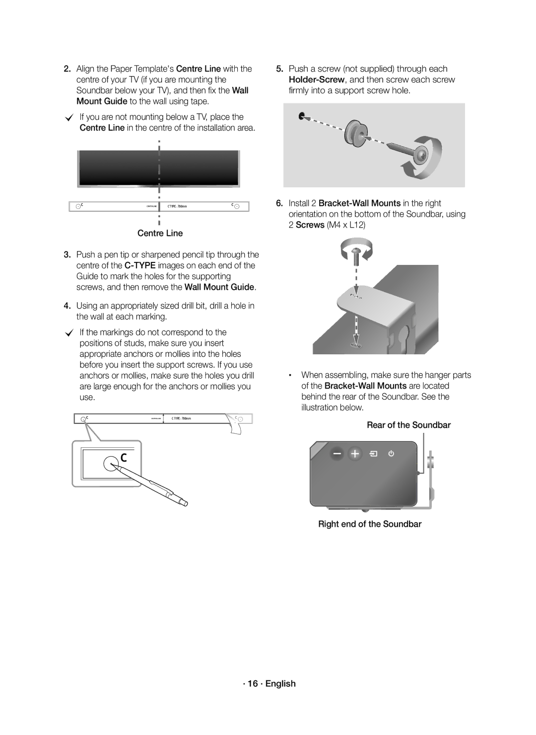 Samsung HW-K950/EN, HW-K950/ZF manual Centre Line 