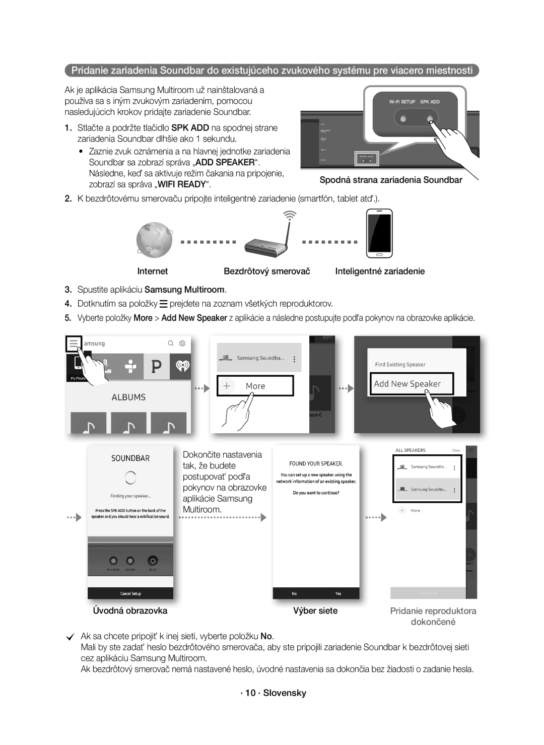 Samsung HW-K950/EN manual · 10 · Slovensky 