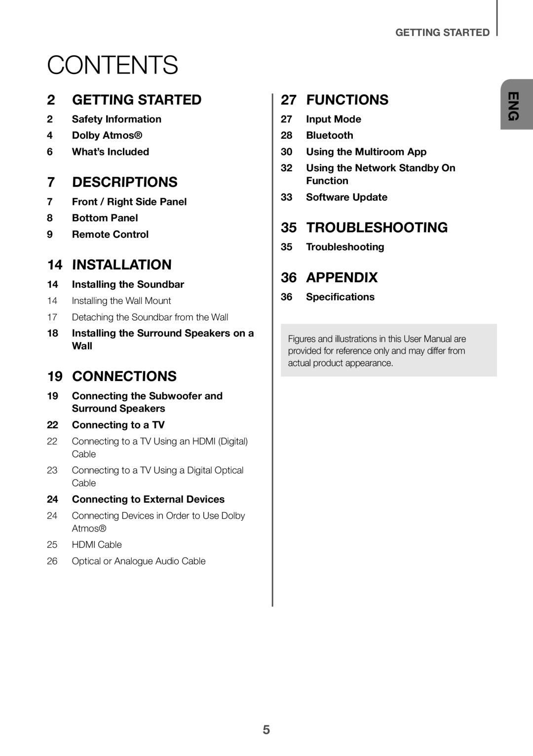 Samsung HW-K950/XV manual Contents 