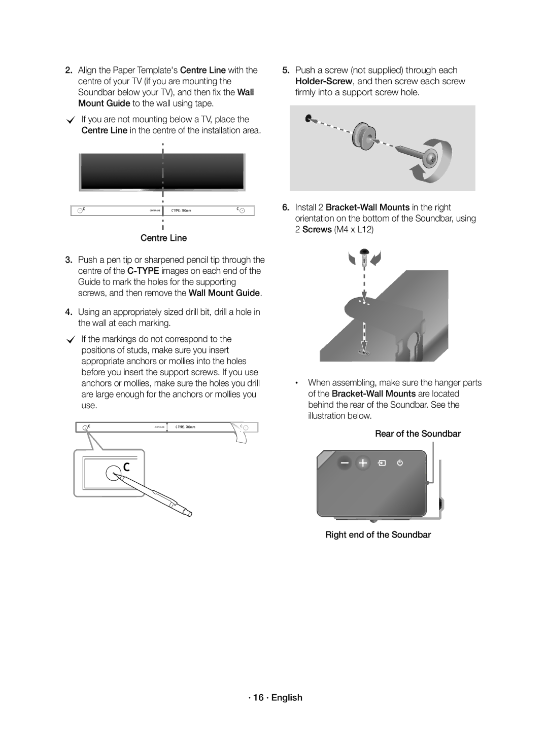 Samsung HW-K960/XE manual Centre Line 