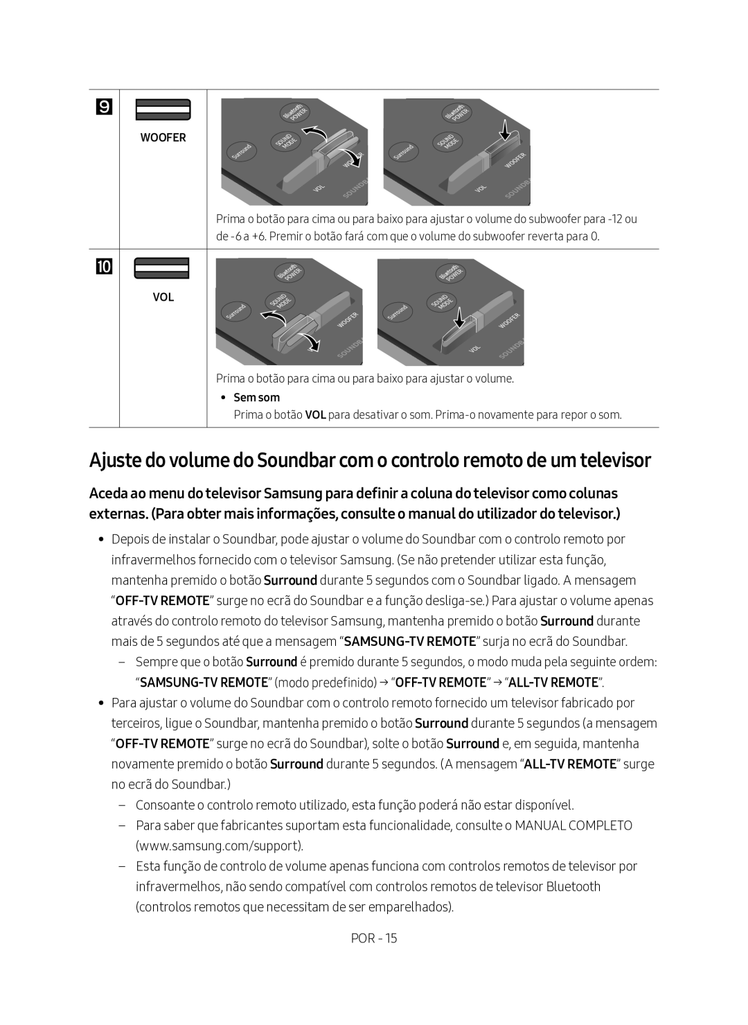 Samsung HW-M360/ZG, HW-M360/EN, HW-M360/ZF manual Sem som 